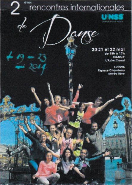 Affiche des Rencontres Internationales de Danse